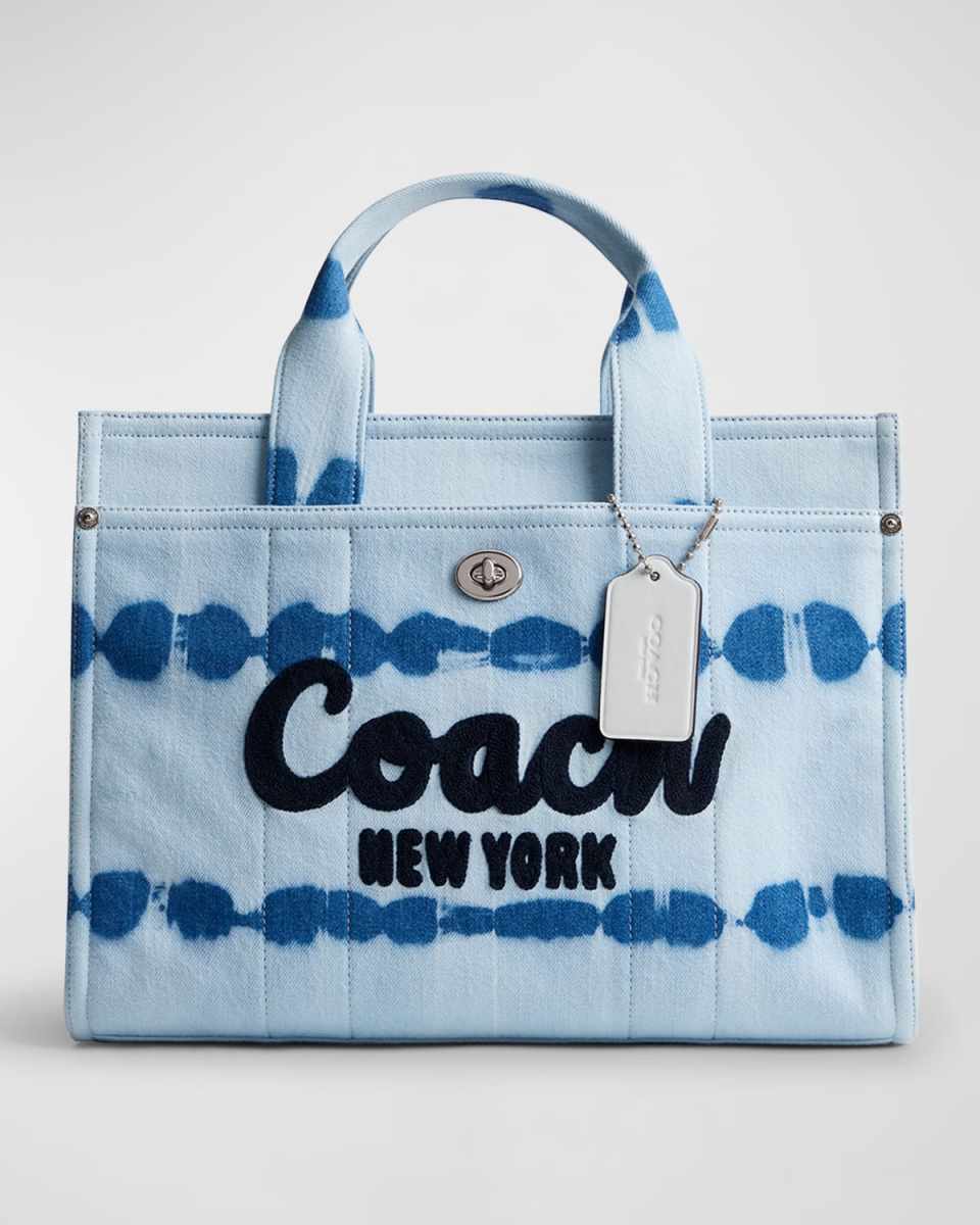Cargo Tie-Dye Denim Tote Bag